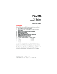 Thumbnail of document Manual - 717 Pressure Calibrator